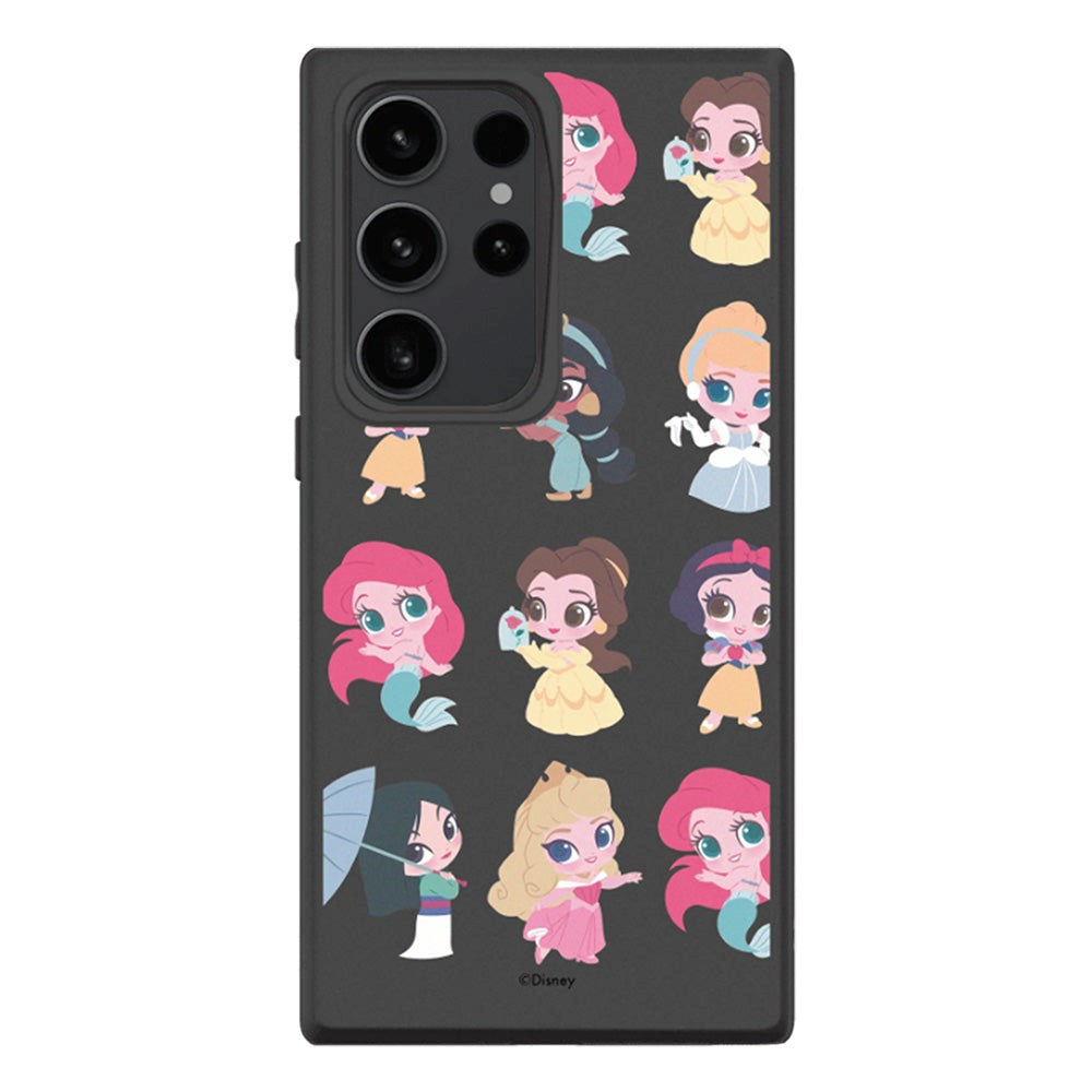 Samsung Galaxy S23 Ultra RhinoShield SolidSuit Craftsman Cover m. Disney Princess - Chibi Style