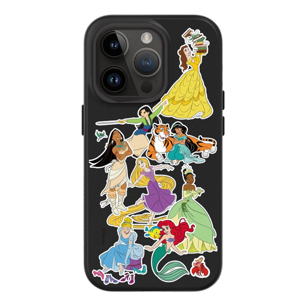 iPhone 14 Pro RhinoShield SolidSuit Craftsman Cover m. Disney Princess - Prinsesser