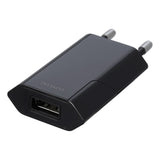 Deltaco 5V/1A 5W Vægoplader m. USB-A - Sort