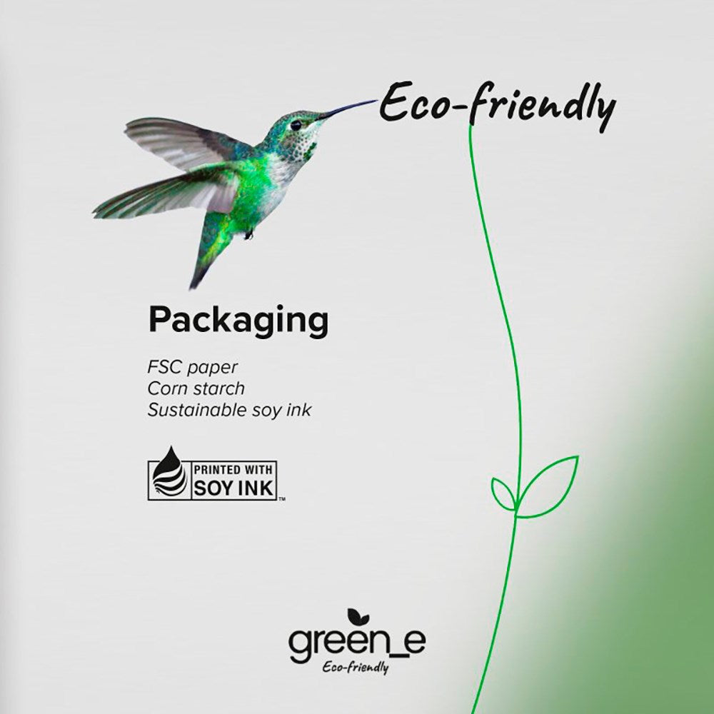 SBS x GREEN_E USB-C til Lightning-kabel 30W m. Gjenvinningssett - 1,5 m - Hvit