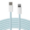 Xceed flettet USB-C til Lightning-kabel PD 60W - 2m - Blå