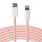 Xceed Braided USB-C til Lightning-kabel PD 60W - 2m - Rosa