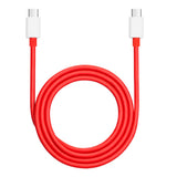 Original OnePlus USB-C til USB-C 12A data- og ladekabel 150W 1m - Rød