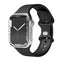 Vonmählen Apple Watch (42/44/SE/45/46/49 mm) Classic Band Silikonstropp - Svart