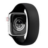 Vonmählen Apple Watch (38/40/SE/41/42 mm) Solo Loop liten silikonstropp - svart