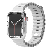 Vonmählen Apple Watch (38/40/SE/41/42 mm) Wave Band silikonrem - grå