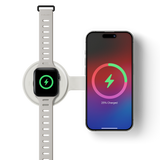 2-i-1 Qi2 Trådløs Oplader - Native Union Voyage - Beige