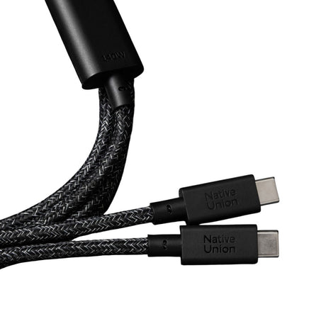 Native Union 2-i-1 USB-C til USB-C Kabel - 2m / 140W - Cosmos