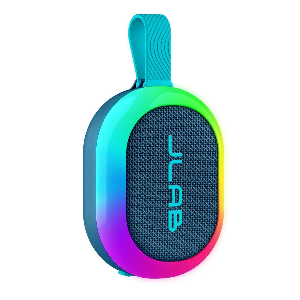 JLab Pop Bluetooth Højtaler med Indbygget Lys - Blå