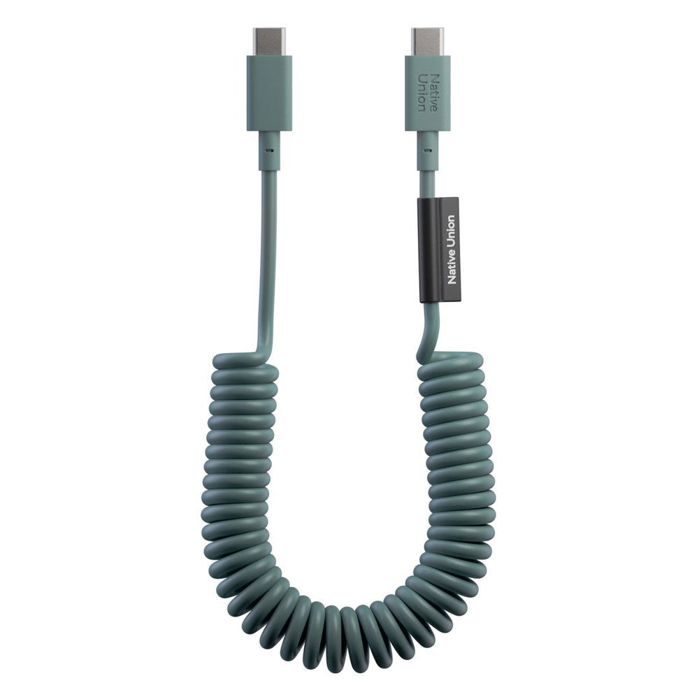 Native Union Pop USB-C til USB-C Kabel - 1.2m / 60W - Slate Green