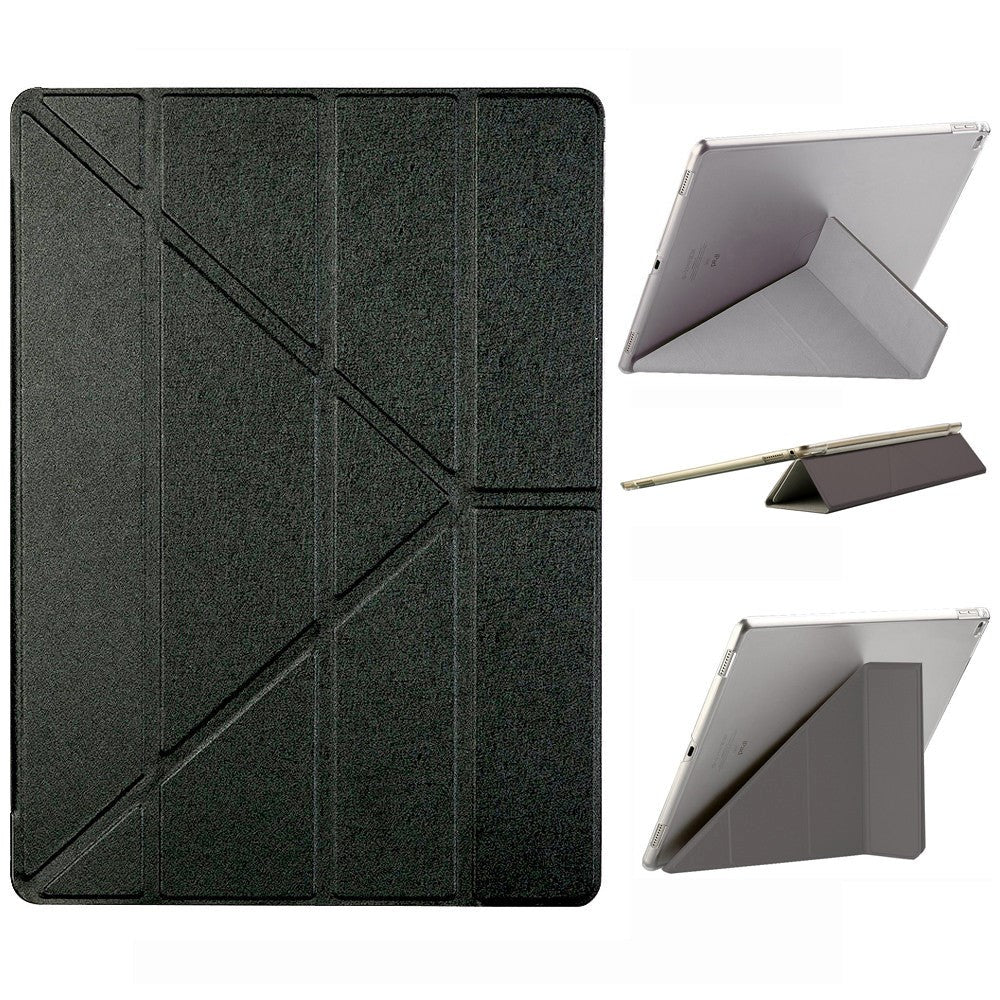 iPad Pro 12,9" Origami Smart Lærveske Svart