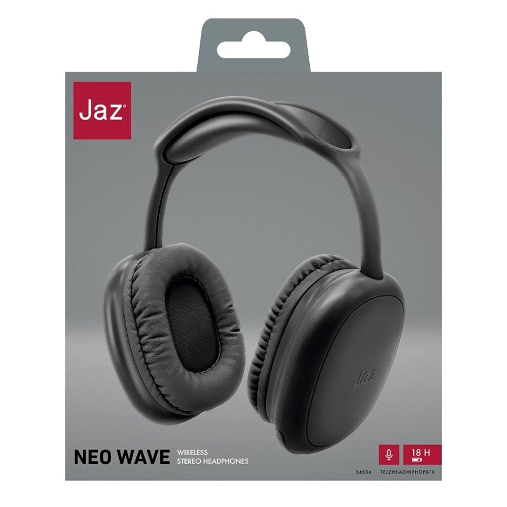 Jaz Neo Wave trådløse over-ear-hodetelefoner - svart