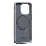 iPhone 15 Pro Max WOOLNUT Bakdeksel i ekte skinn - MagSafe-kompatibel - Grå