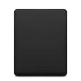 Ullnøttbelagt PU-skinnveske for iPad / nettbrett (250 x 180 mm) - Svart