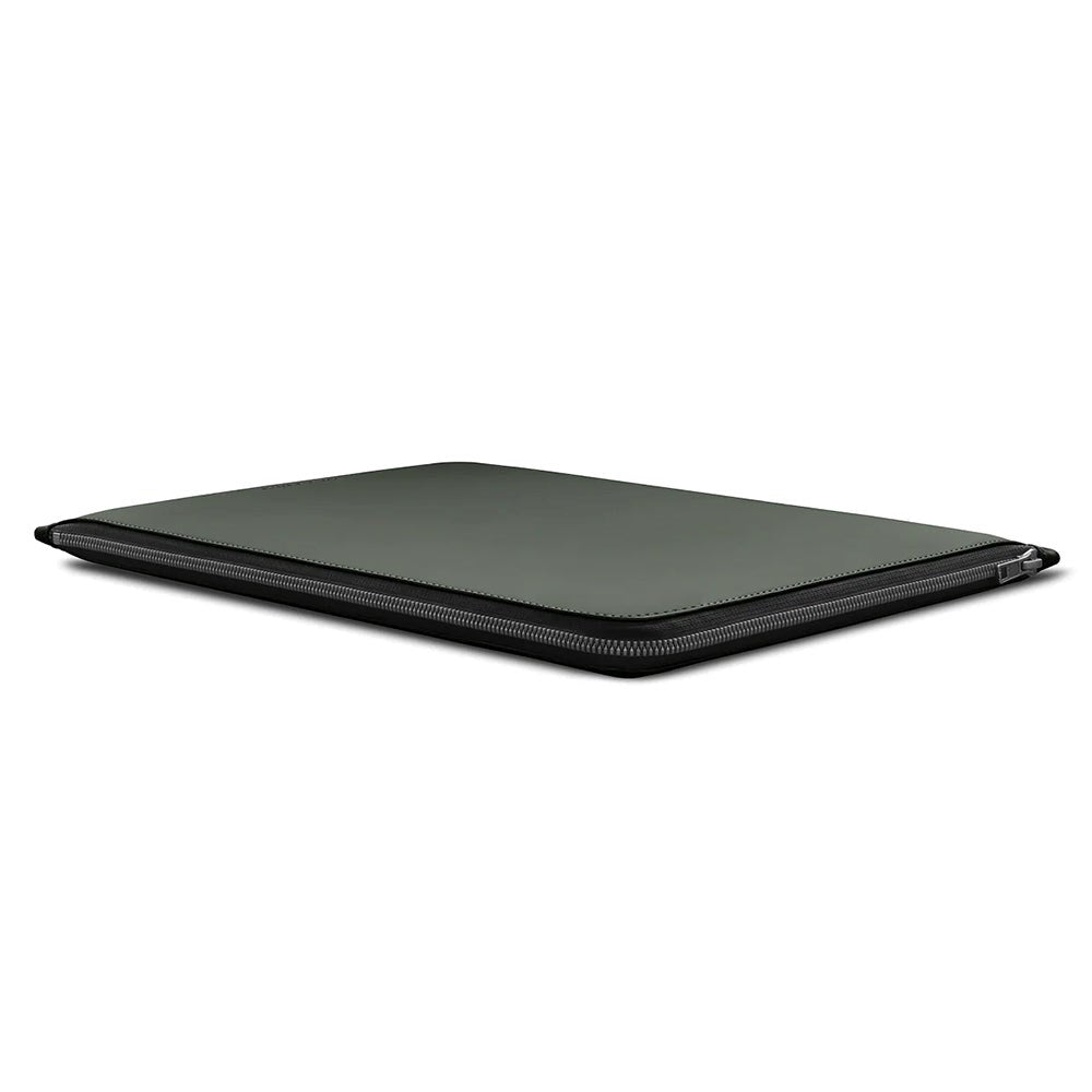 Ullnøttbelagt folio PU-omslag for MacBook / bærbar PC 16" (360 x 250 mm) - Grønn