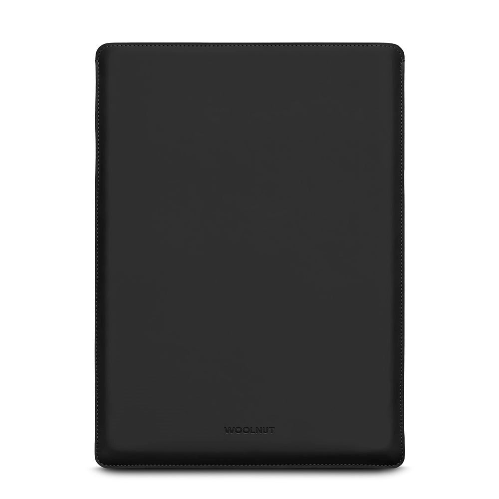 Ullnøttbelagt PU-skinnveske for MacBook / bærbar PC (370 x 260 mm) - Svart