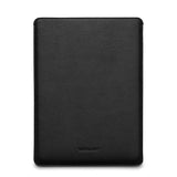 Ullnøtt ekte skinnveske for MacBook / bærbar PC 13" (315 x 220 mm) - Svart