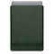 MacBook Pro 14" M4 / M3 / M2 / M1 (2024 - 2021) Ullnøtthylse - 24,5 x 33 cm - Ekte lær - Grønn