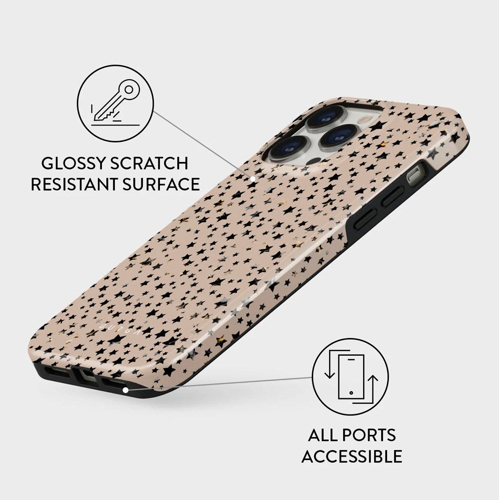 Burga iPhone 13 Pro Tough Fashion Cover - Glitrende Tiara