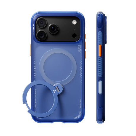 iPhone 18 Pro / 17 Pro TORRAS Ostand Q3 Air Bagside Cover - MagSafe Kompatibel - Arctic Blue