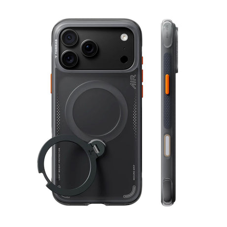 iPhone 18 Pro / 17 Pro TORRAS Ostand Q3 Air Bagside Cover - MagSafe Kompatibel - Sort