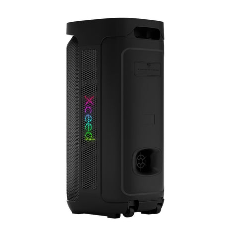 Xceed Sound Transporterbar 10" Bluetooth Højtaler - inkl. Trådløs Mikrofon & Lys - Sort